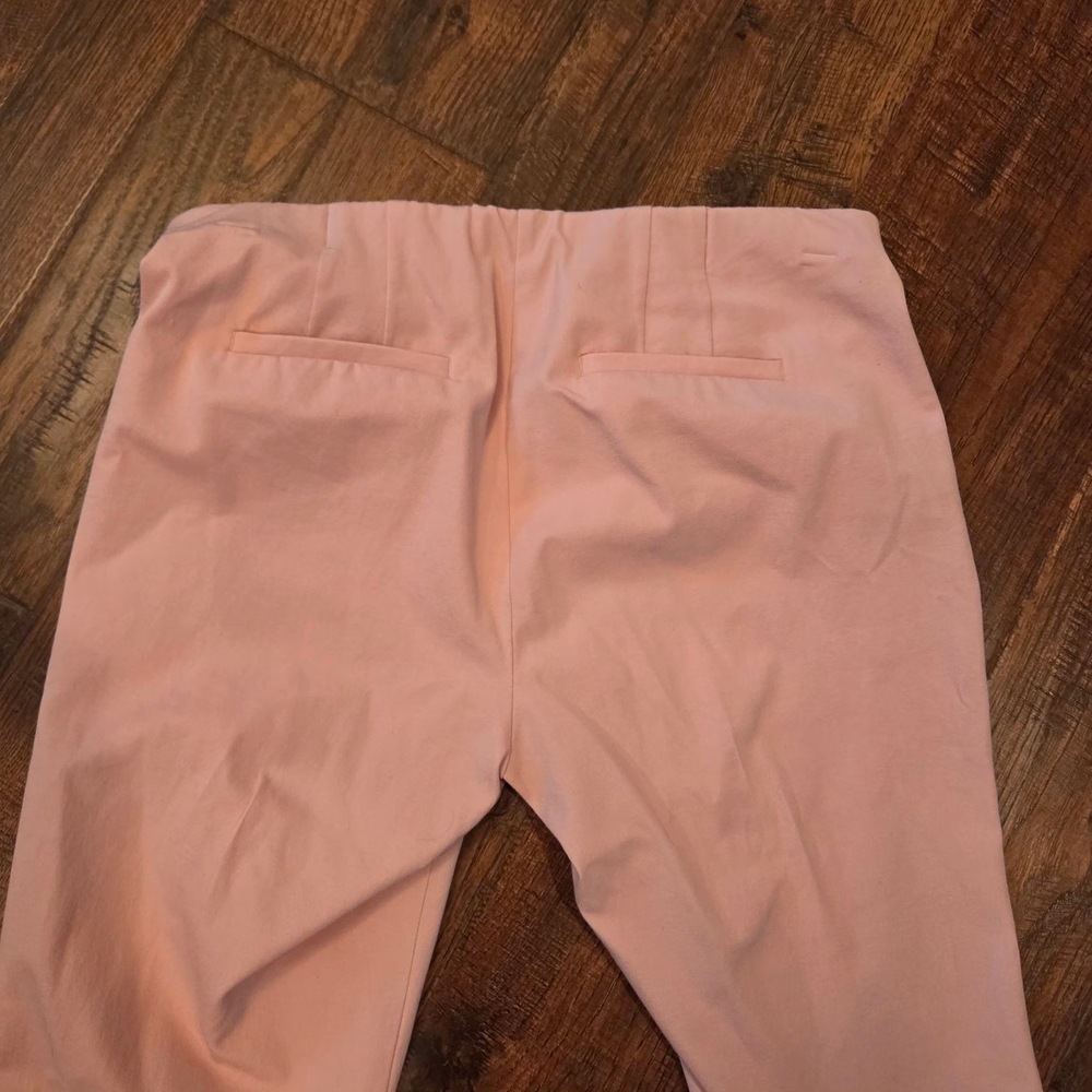 J. Jill Pink Pull on Pants Size 10 Premium bistretch Crop Length - Picture 9 of 11